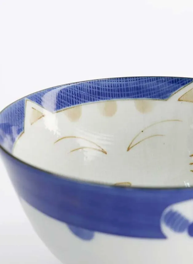Skål Kawaii Cat Bowl Neko Toyo Bowl 13×6,6 cm – Tokyo Design