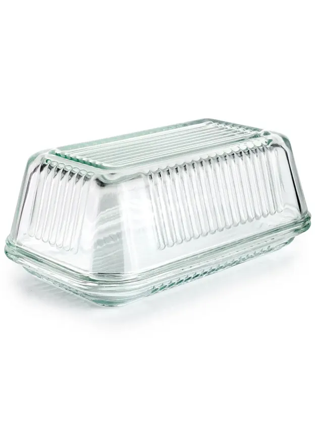 Smörbytta i Glas 17 x 10,5 x 7 cm – Ibili