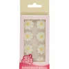 Sockerdekoration Daisy Vit 16 st – Fun Cakes
