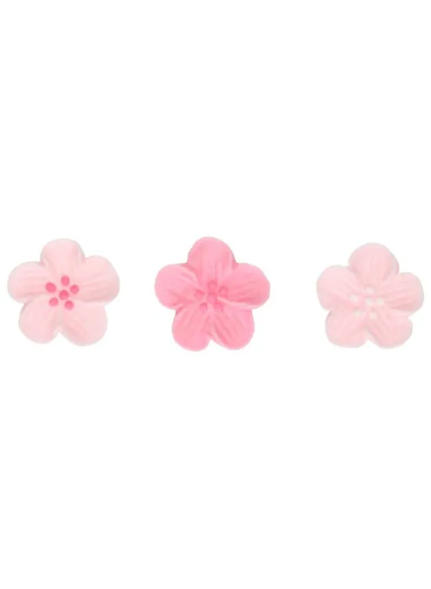 Sockerdekoration Rosa Blommix – FunCakes