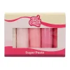 Sockerpasta Multipack Rosa 5×100 g – FunCakes