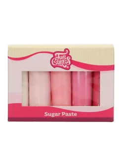 Sockerpasta Multipack Rosa 5×100 g – FunCakes
