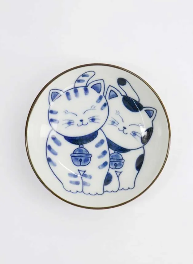 Sojafat – Kawaii Round Neko Cat 10,2×2,5 cm – Tokyo