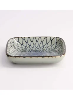 Sojafat nätmönster fyrkantigt 9×1,6 cm – Tokyo Design