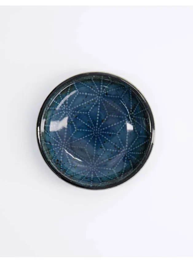 Sojafat – Rund Star Blue 9,5×2 cm