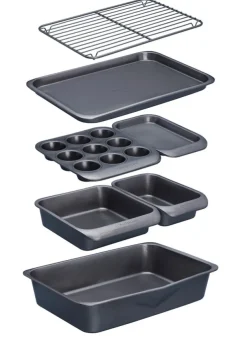 Stapelbara bakformar – Set i 7 delar – MasterClass – MCSPSBAKE7PC