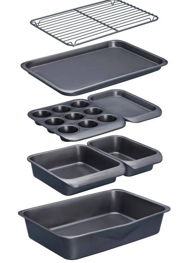 Stapelbara bakformar – Set i 7 delar – MasterClass – MCSPSBAKE7PC