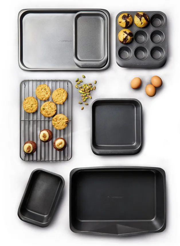 Stapelbara bakformar – Set i 7 delar – MasterClass – MCSPSBAKE7PC
