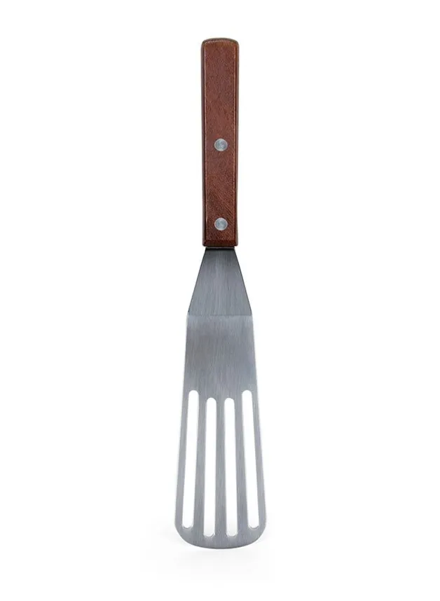 Stekspade 28 cm perforerad – trähandtag – Exxent