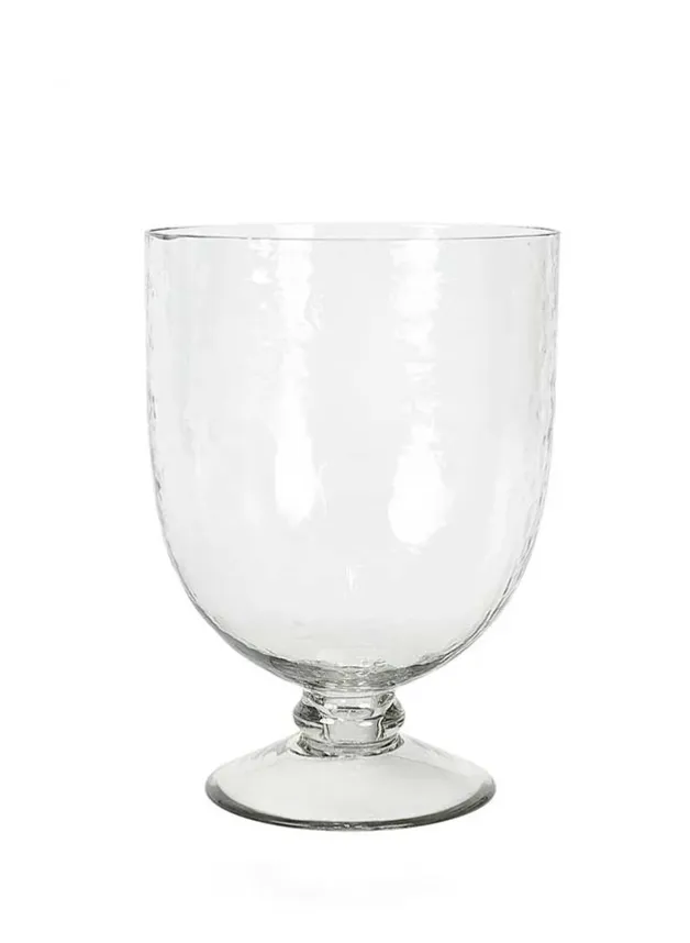 Stormlykta i hamrat glas Ø17,5 cm – O&J