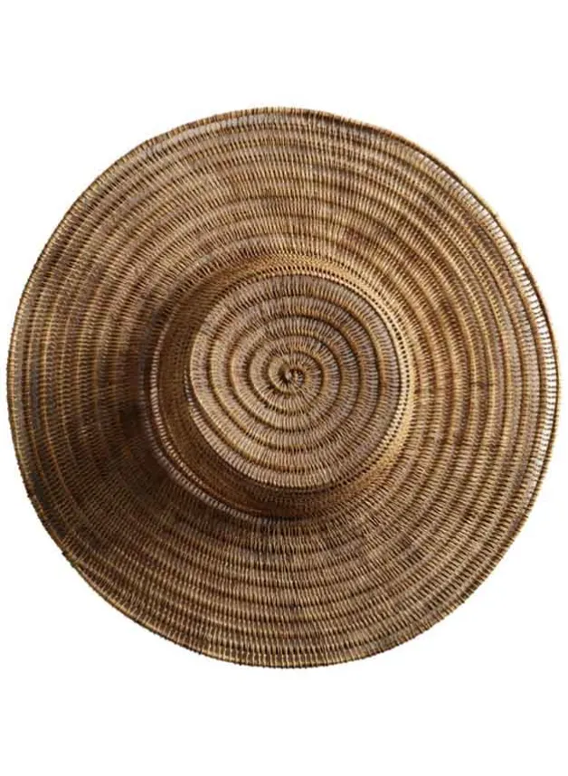 Stråhatt i Naturfärgad Palmfiber – Tine K