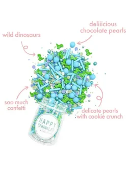 Strössel Jurassic Party 90 g – Happy Sprinkles
