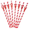 Sugrör i papper kräftor – 8 st
