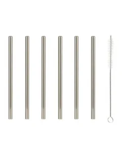 Sugrörs set 6 st Coctail sugrör + 1 sugrörsborste – Viners