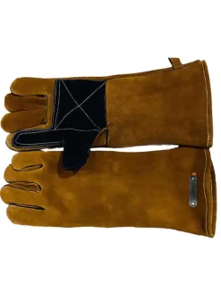 Svetsarhandske – BBQ Grillvante i Mocca med fingrar – 1 par