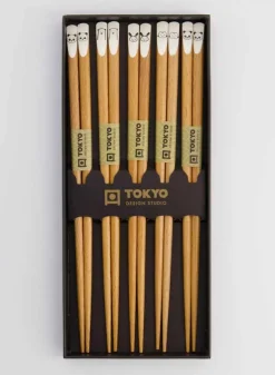 Ätpinnar Djurmix Chopstick Giftset – Tokyo Design