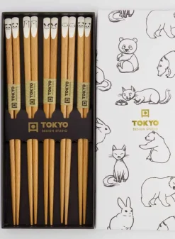 Ätpinnar Djurmix Chopstick Giftset – Tokyo Design