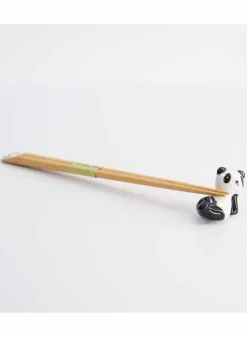 Ätpinnar Panda Brown Giftset 5 st Chopsticks och 5 st vilostenar – Tokyo Design