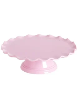 Tårtfat Pink Wave i Melamin – 27,5 cm