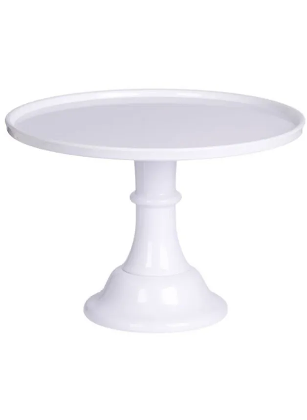 Tårtfat Vit Large i Melamin – 30 cm