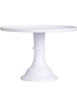 Tårtfat Vit Large i Melamin – 30 cm