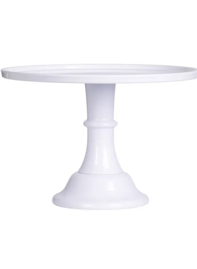 Tårtfat Vit Large i Melamin – 30 cm
