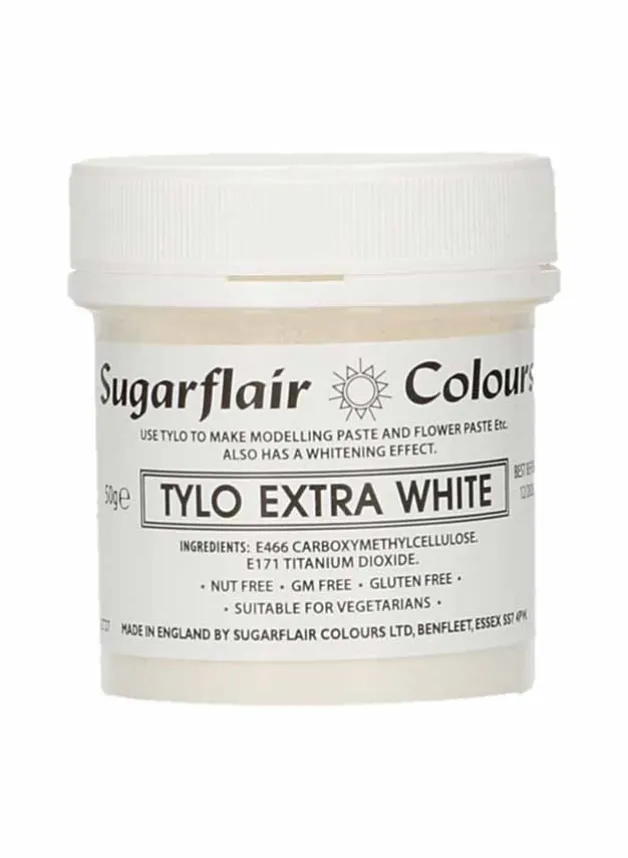 Tylo Extra White 50g – Sugarflair