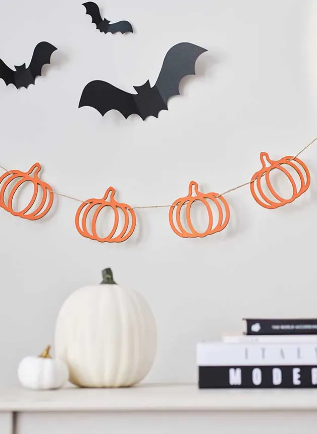 Utskuren pumpagirlang – Pumpkin 2 m – Ginger Ray