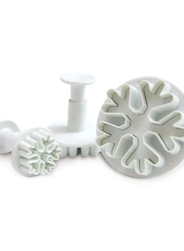 Utstickare Snöflingor – set med 3 st – ScrapCooking