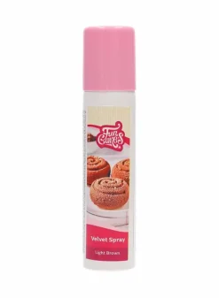 Velvet Ätbar Spray Light Brown 100 ml – FunCakes